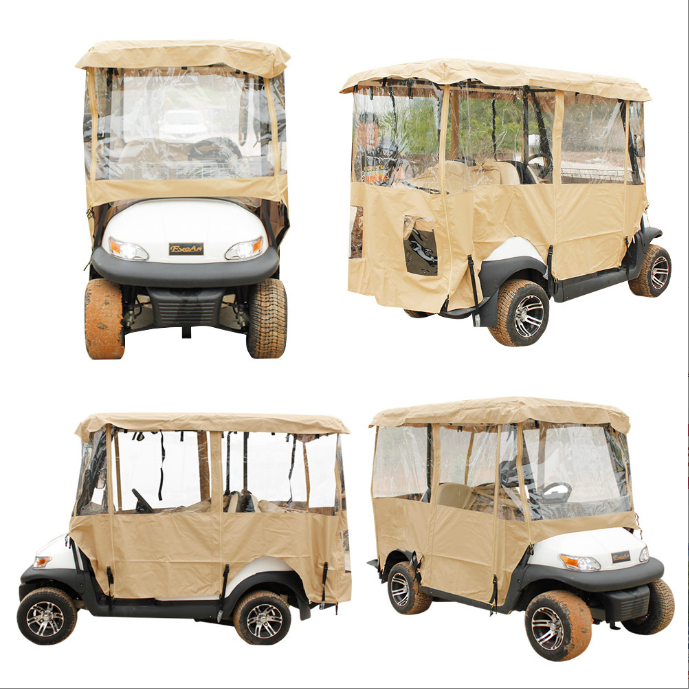 Cubierta de carro de golf a prueba de sol a prueba de agua de tela 300D Xford
