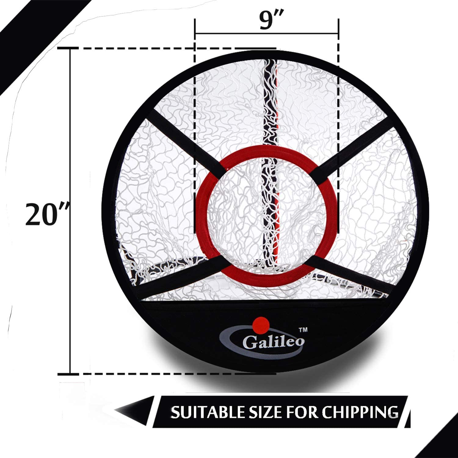 Galileo Sports Golf Chipping Net Golf Chipping Net Chipping Golf Chipping Practice Net Pop Up Golf Chipping Net Juego de golf Chipping Uso en interiores y exteriores