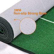 Galileo Golf Putting Green Golf Training Mat for Indoor & Outdoor with Carry Bag | 10'X1.6'Size