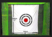 5x6 Galileo Practice Backstop Target/Black Circle Style /White