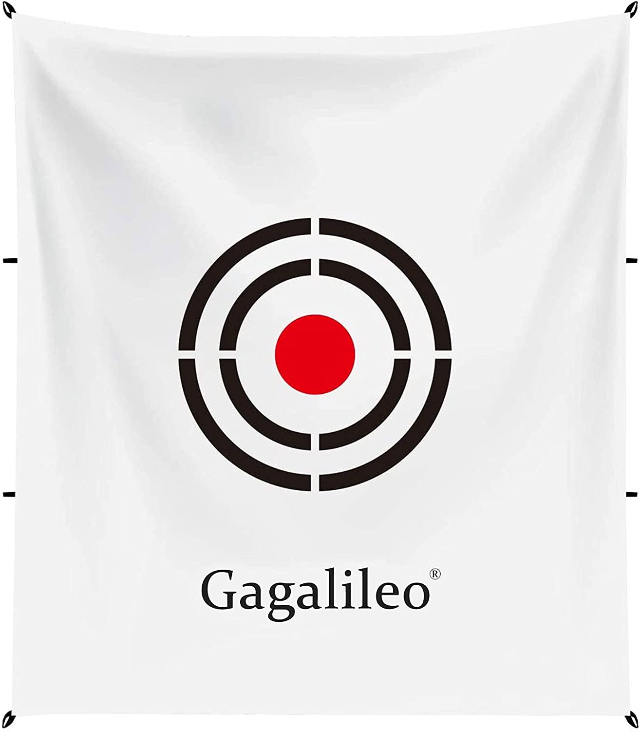 5x6 Galileo Übungs-Backstop-Ziel/Schwarzer Kreisstil/Weiß