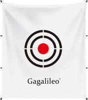 Objetivo de respaldo de práctica Galileo 5x6/Estilo de círculo negro/Blanco