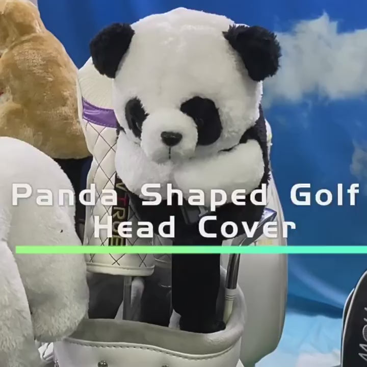 Couvre-chefs de golf 3 pièces de style panda | Galilée Sports