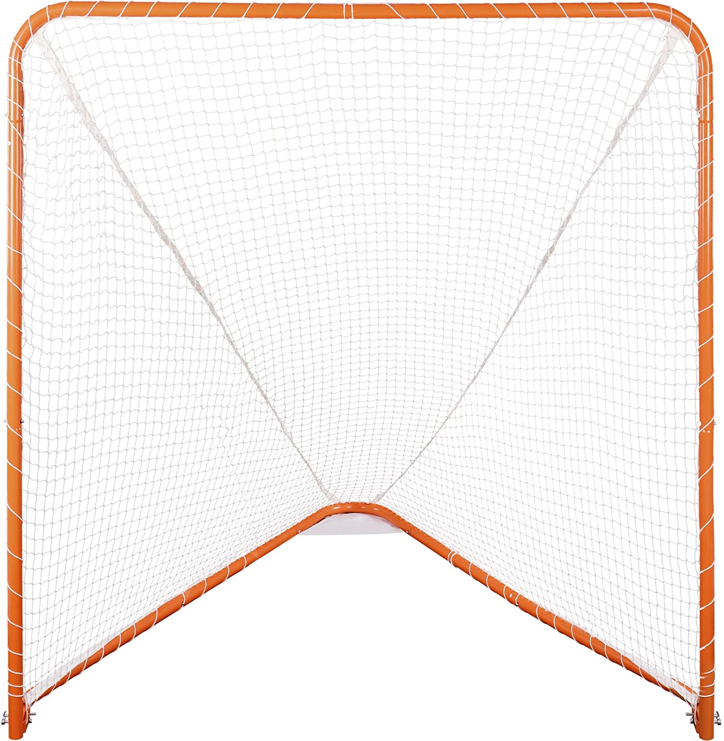6'x6'Lacrosse Net with Steel Frame Portable Lacrosse Goal