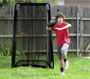 6.7×3.4 Football Kicking Cage Football Black Frame Throwing Net