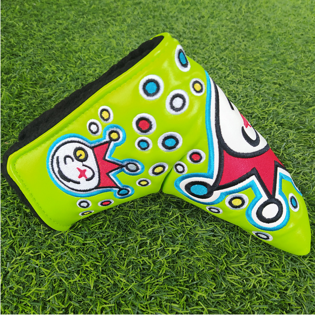 Funny Clowns Pattern Golf Putter Head Cover