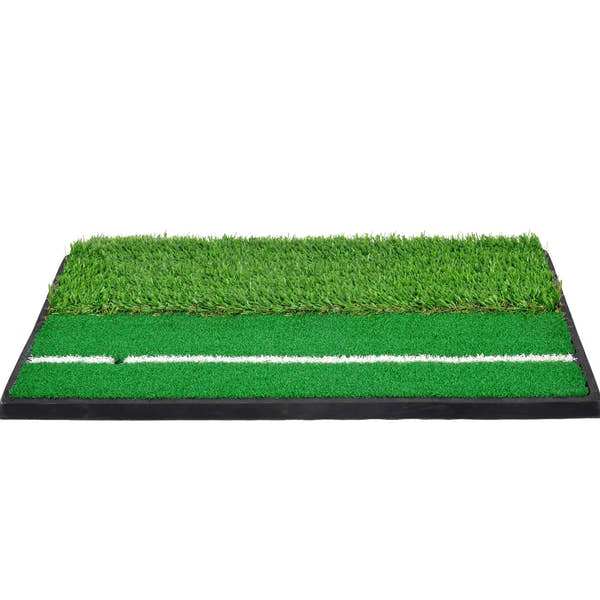 Galileo Sports Golf Hitting Mats Golf Turf Putting Grass Mat Golf Training Practice Turf with Tee Equipment | 12''x24'' - Galileo Sports