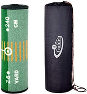 Galileo Golf Putting Green Golf Training Mat for Indoor & Outdoor with Carry Bag | 10'X1.6'Size