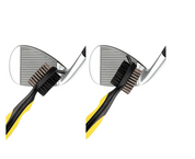 Brosse boule double face avec brosse gainée Nettoyeur de rainures de brosse de club de golf | Galilée Sports