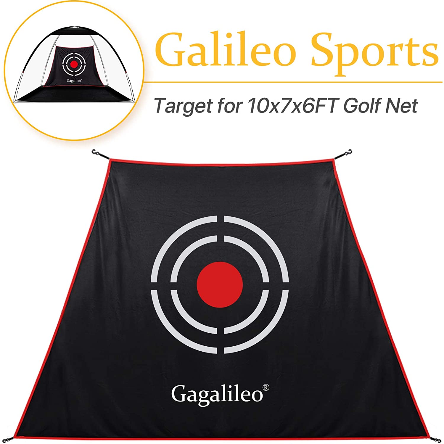 Reemplazo de objetivo de golf para la red de golf Galileo | para red de practica de golf 3,6x5x7,8 | deportes galileo