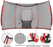 Galileo Baseball&Softball Practice Hitting Pitching Net with Carry Bag | Large Size 16'x9'X6.5 Size