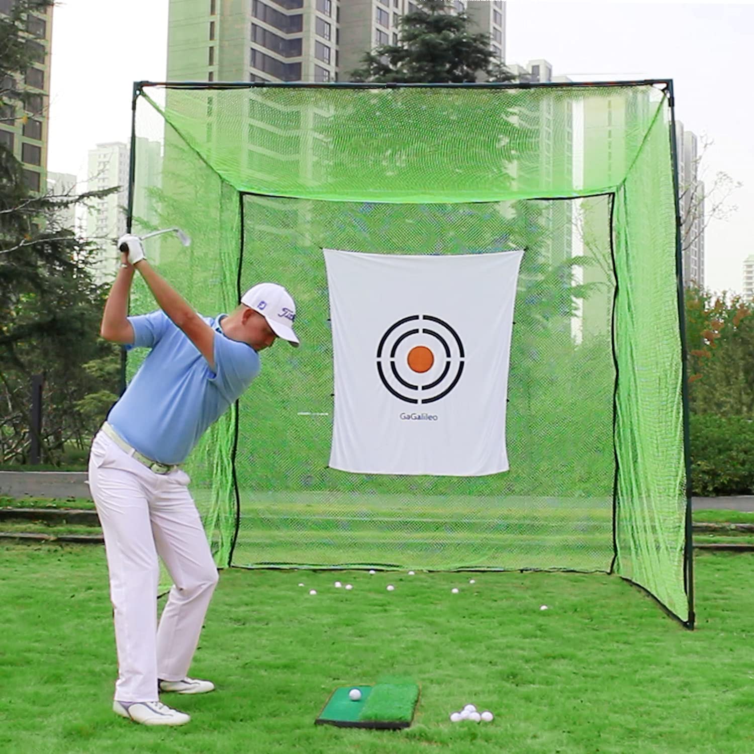 10x10 Galileo Golf Cage Replacement Net Piece
