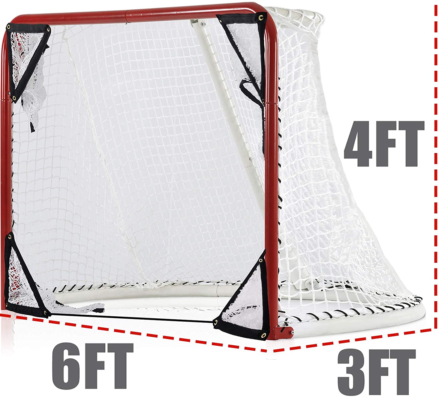  Red Frame and White Netting