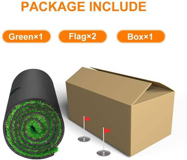 Galileo Golf Putting Mats Putting Green Indoor Golf Putting Training Practice Turf Grass Mat | 3.3'x10'Size - Galileo Sports