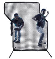 Pantalla de protección de lanzamiento de béisbol en forma de Z de Galileo
