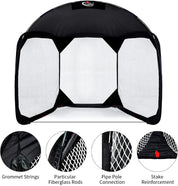 Pitcher Screen Baseball Softball Pitching Screen Baseball Protective Screen | 12'X6'X9.5'| Galileo Sports