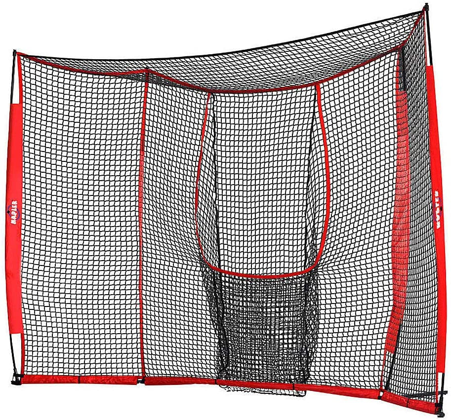 Galileo Baseball&Softball Practice Hitting Pitching Net with Carry Bag | Large Size 16'x9'X6.5 Size