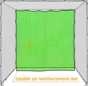 10x10 Galileo Golf Cage Replacement Net Piece