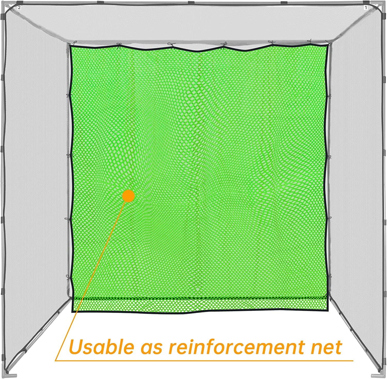 30x10 Galileo Golf Cage Replacement Net Piece/Good resilience