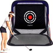 Galileo 8'X7'X7' Golf Practice Nets Pop Up Golf Net | purple