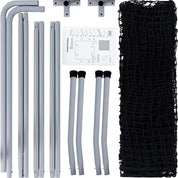 Pitcher Screen Baseball Softball Pitching Screen Baseball Protective Screen | 7'x7' | Black Pro| Galileo Sports