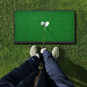 Galileo Sports Golf Hitting Mats Golf Turf Putting Grass Mat Golf Training Practice Turf with Tee Equipment | 12''x24''