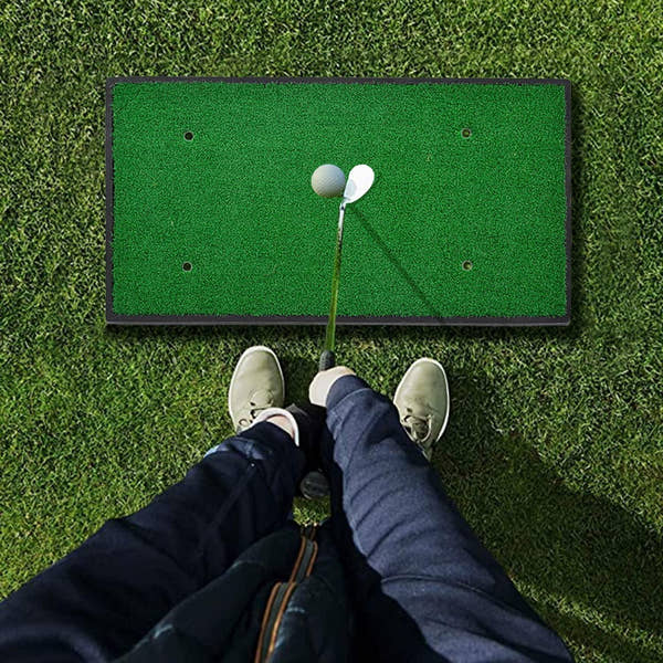 Galileo Sports Golf Hitting Mats Golf Turf Putting Grass Mat Golf Training Practice Turf with Tee Equipment | 12''x24'' - Galileo Sports
