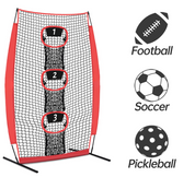 Equipo de entrenamiento de fútbol con jaula para patadas de fútbol de 5x7 pies para patio trasero