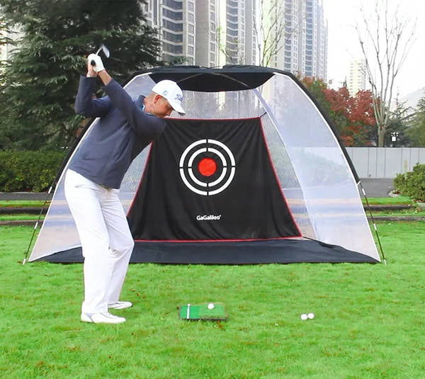 Galileo Sports Golf Hitting Mats Golf Turf Putting Grass Mat Golf Training Practice Turf with Tee Equipment | 12''x24'' - Galileo Sports