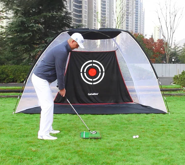 Galileo Sports Golf Hitting Mats Golf Turf Putting Grass Mat Golf Training Practice Turf with Tee Equipment | 12''x24'' - Galileo Sports