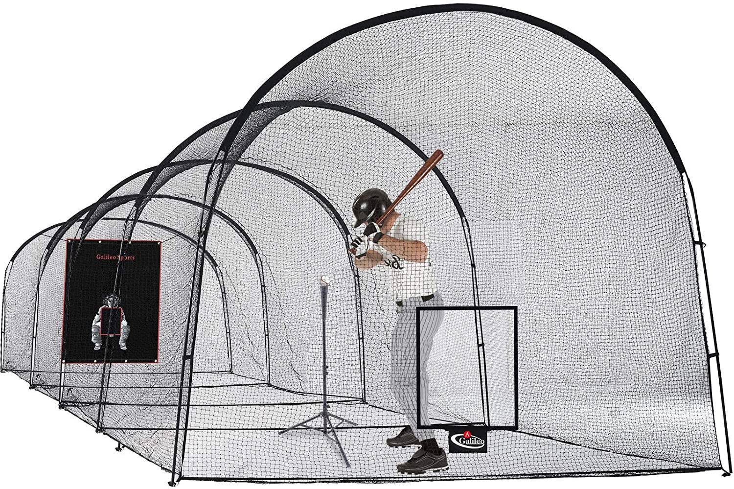 Cage de baseball de cage de frappeur 44X12X10/filet robuste