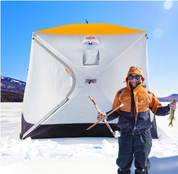 갈릴레오 얼음 낚시 대피소/3-4인 휴대용 얼음 낚시 텐트(가방 포함)