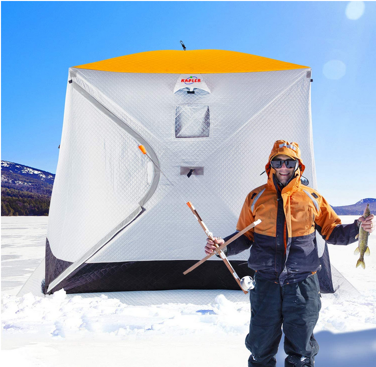 Galileo Ice Fishing Shelter/3-4 Person Portable Ice Fishing Tent with Bag