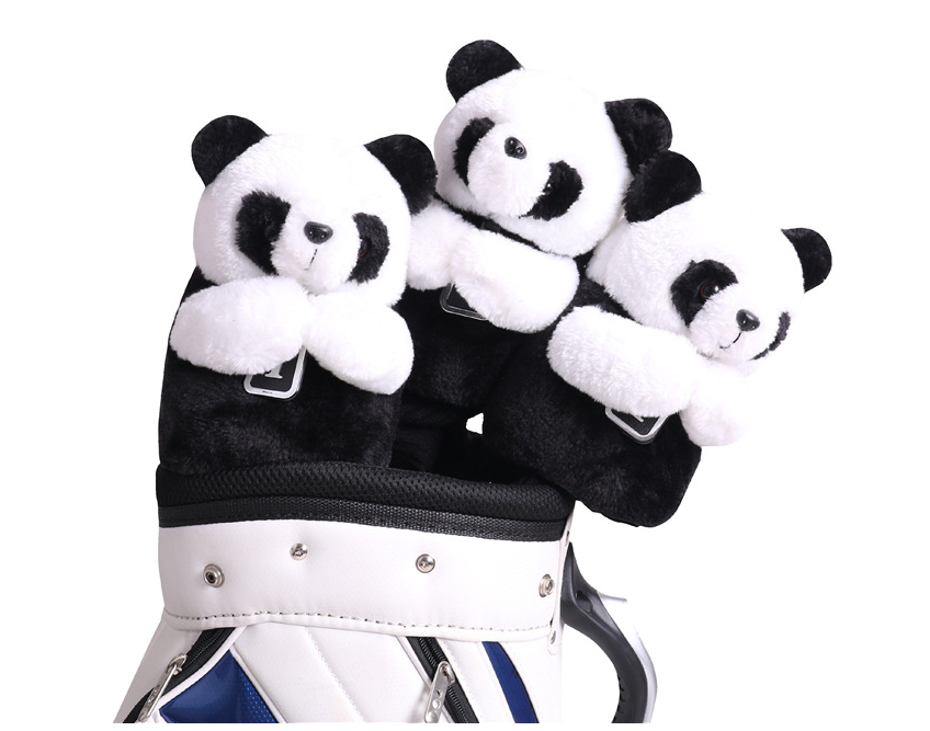 Panda-style 3 pieces golf head covers | Galileo Sports