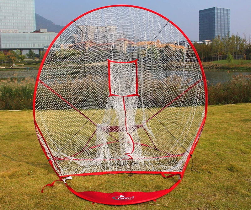 Galileo Sports Baseball & Softball Batting and Hitting Cage Nets Backstop Training Equipment for Pitching Pitchers