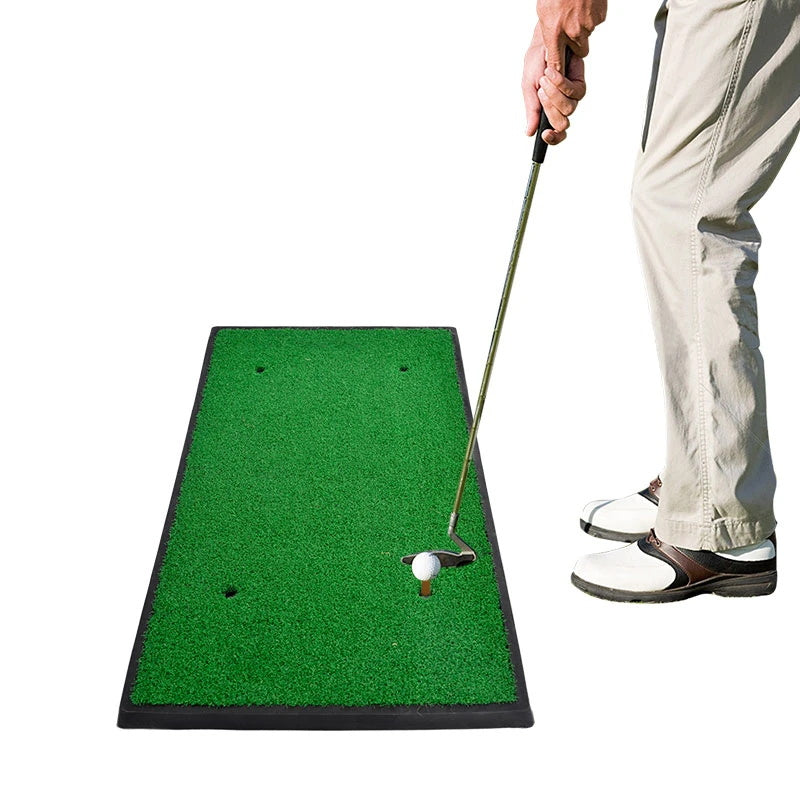 Galileo Sports Golf Hitting Mats Golf Turf Putting Grass Mat Golf Training Practice Turf with Tee Equipment | 12''x24''