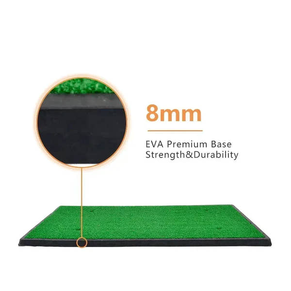 Galileo Sports Golf Hitting Mats Golf Turf Putting Grass Mat Golf Training Practice Turf with Tee Equipment | 12''x24'' - Galileo Sports