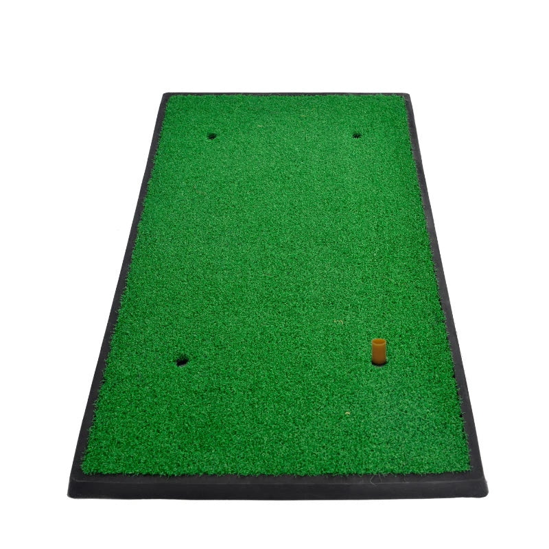 Galileo Sports Golf Hitting Mats Golf Turf Putting Grass Mat Golf Training Practice Turf with Tee Equipment | 12''x24''