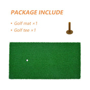 Galileo Golf Hitting Mats Golf Putting Training Practice EVA Turf Grass Mat with Tee Equipment | 24''x12''