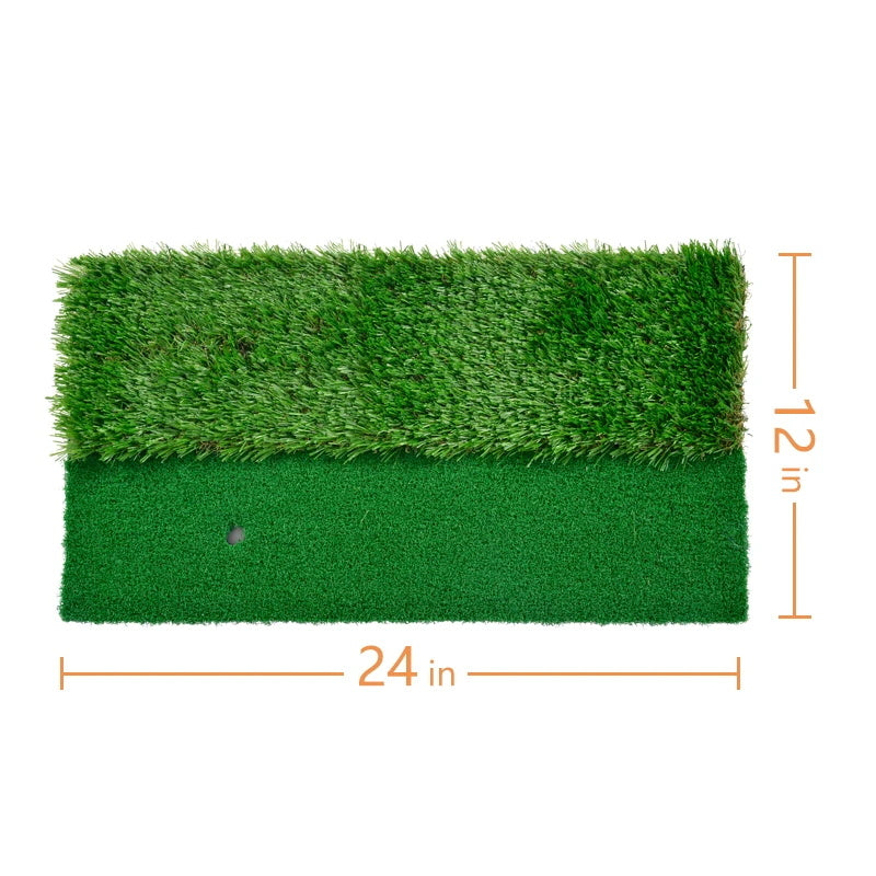 Golf 24inx12in frappant les tapis d'herbe de gazon/gazon d'EVA avec l'équipement de pièce en t