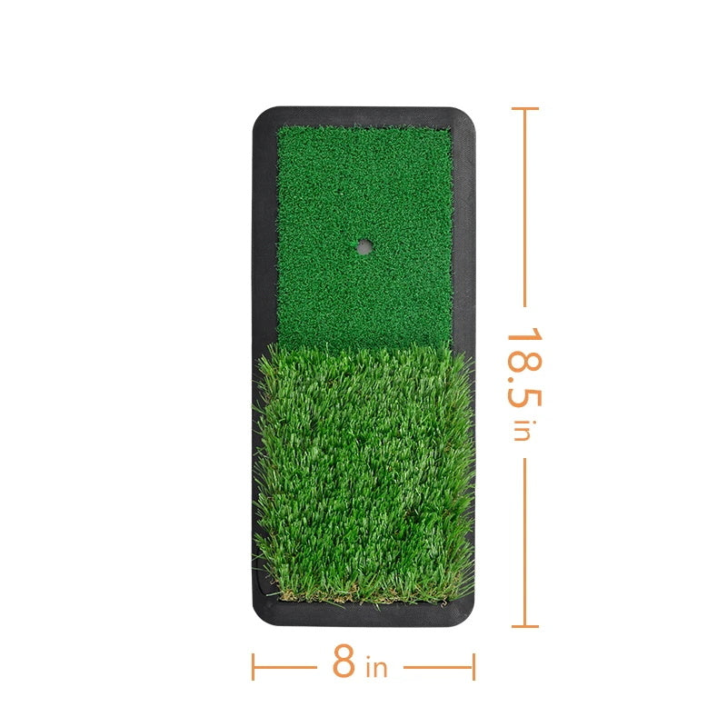 18.5 x 8 Zoll Golfmatten für drinnen/Hinterhof/Golfrasenmatte