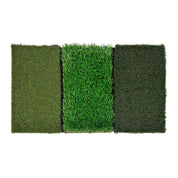 Galileo Golf Putting Mats Golf Turf Grass Mat 3-in-1 Golf Training with Adjustable Tees Equipment | 25''x16''