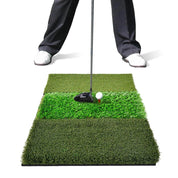 Galileo Golf Putting Mats Golf Turf Grass Mat 3-in-1 Golf Training with Adjustable Tees Equipment | 25''x16''