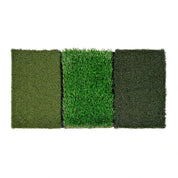 Galileo Golf Putting Mats Golf Turf Grass Mat 3-in-1 Golf Training with Adjustable Tees Equipment | 24''x12''