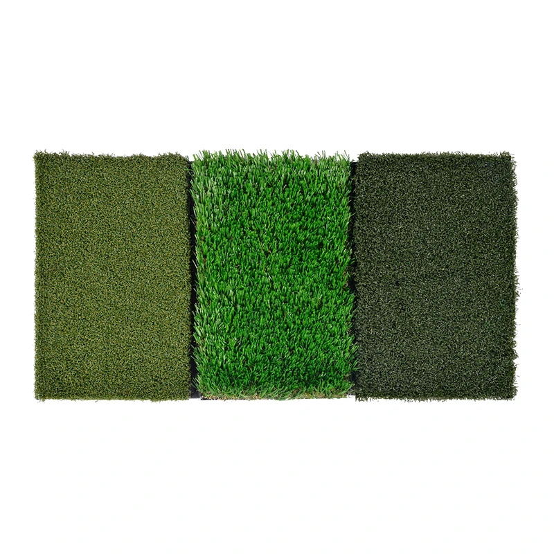 Galileo Golf Putting Mats Golf Turf Grass Mat 3-in-1 Golf Training with Adjustable Tees Equipment | 24''x12''