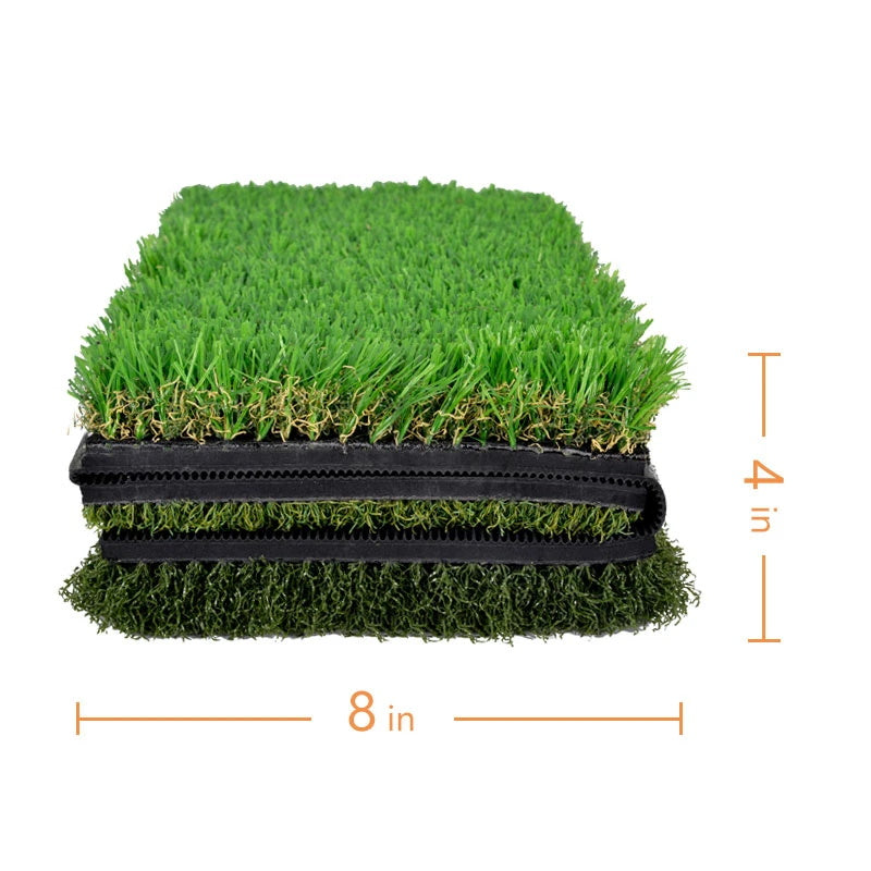 Galileo Golf Putting Mats Golf Turf Grass Mat 3-in-1 Golf Training with Adjustable Tees Equipment | 24''x12''