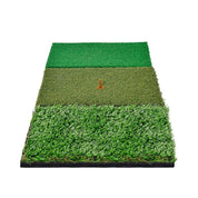 Golf Mat Golf Matts for Indoors Golf Hitting Matt for Backyard Golf Turf Mat | with Tee & Stakes | 24''x12''| 3-in-1| Galileo Sports
