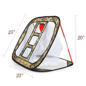 Golf-Chipping-Netz-Trainingshilfen mit Schaumstoff-Trainingsbällen (12 x 25 x 25 Zoll).