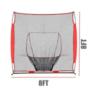 Galileo Baseball&Softball Practice Hitting Pitching Net with Carry Bag | 8'x8' Size