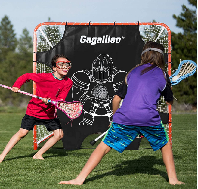 6X6 Gagalileo Portable Lacrosse Goal/Lacrosse Net with Steel Frame